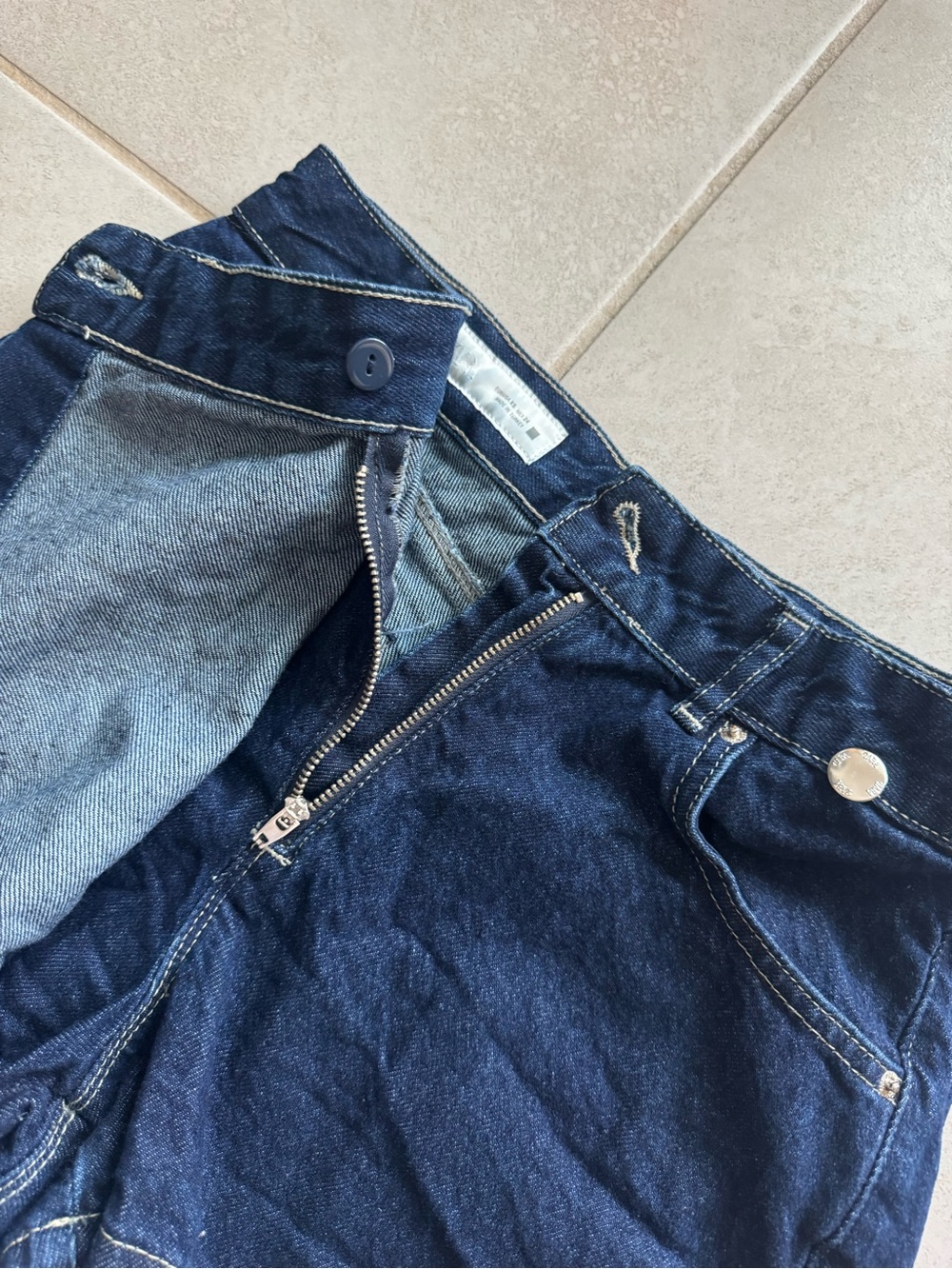 XS Zara Denim Skort - Picture 5 of 10